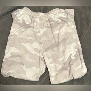 Victoria secret pink grey and white camo pants size small woman’s sweatapants